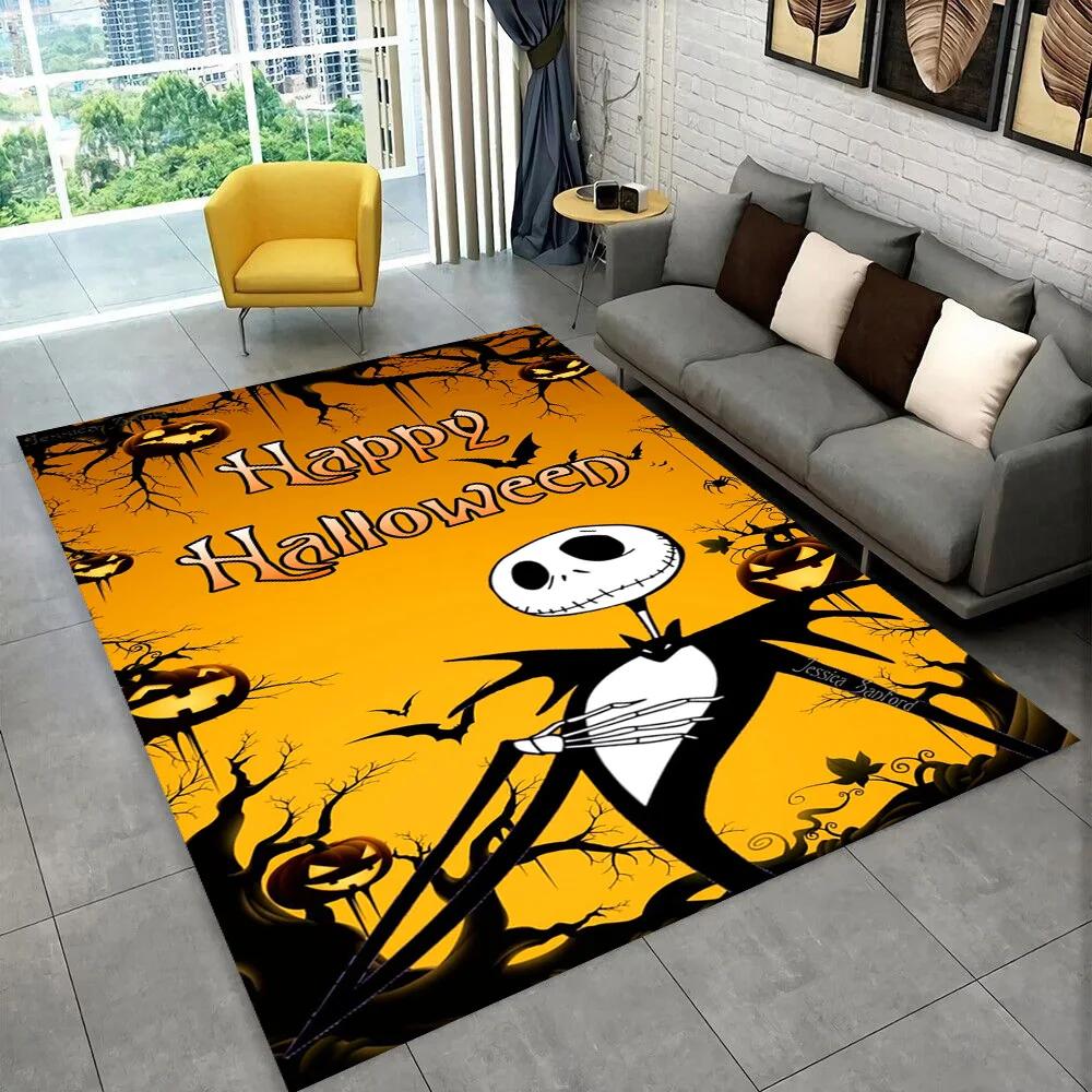 2025 New Christmas Cartoon The Nightmare Before Gift Carpet Rug for Bedroom Living Room Home Sofa Decoration,kid Decor Floor Mat