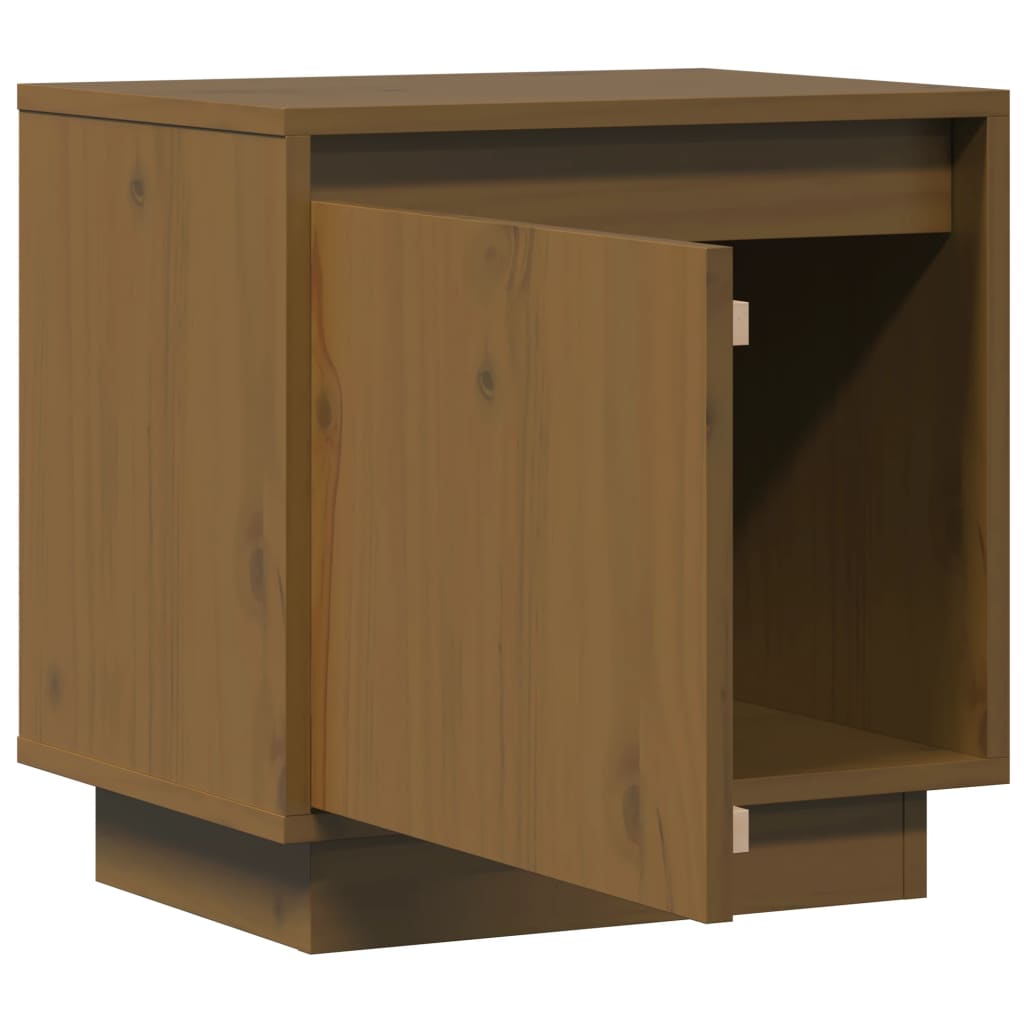 Nightstands 2 pcs Honey Brown 40 x 30 x 40 cm Solid Pine Wood