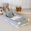 Luddy Baby with Sheet and Breathable and Suitable for Suitable for Crib, Newborn, Pillow, Portable, Washable, Co-sleeping, 0-36 Months, Gray,
