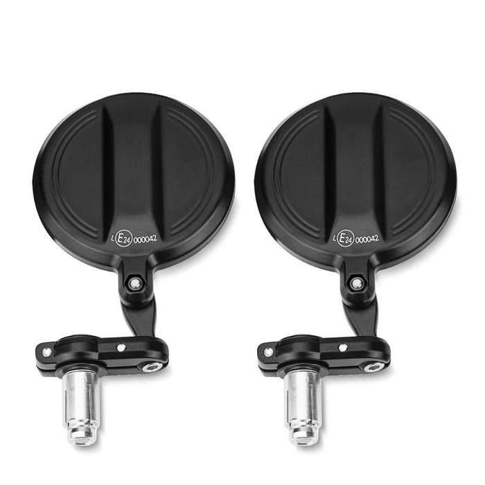 Rétroviseur Embout de guidon avec ECE Retroviseur moto paire Zaddox SP1