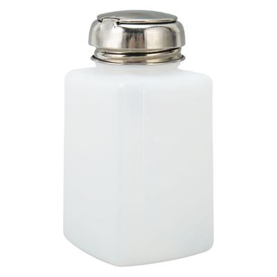 Push Down Empty Pump Dispenser Lockable Liquid Pumping Bottle for Nail Polish Makeup Remover 200ml