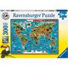 Round Animal Puzzle for World - Ravensburger - 300 Pieces - Child 8 Years and Over