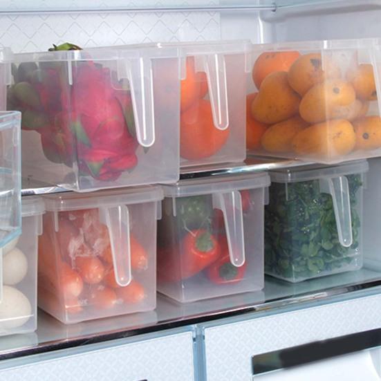 Transparent Fridge Fresh Storage Box Crisper Refrigerator Sealed Food Container
