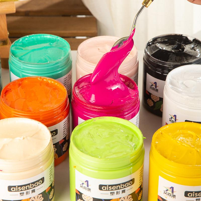 Barevná texturovací pasta Akrylová olejomalba Základní pryskyřice Netoxická Umělecká textura Malířské plátno Stěna Dřevěná deska DIY Pigment