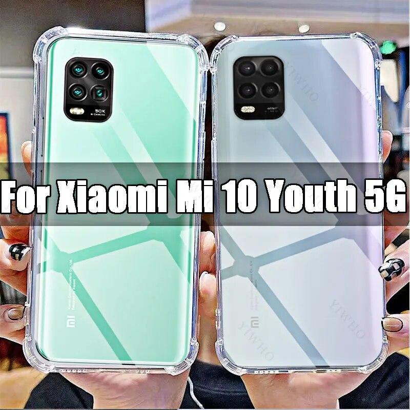 

Прозрачный мягкий чехол для телефона Xiaomi Mi 10 Youth 5G, прозрачные чехлы из ТПУ для Xiaomi Mi 10Youth 5g 6,57 M2002J9E, противоударный