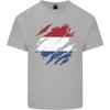 Torn Netherlands Flag Holland Dutch Day Football Unisexs Light Cotton TShirt