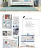 Vertical Stripe Felt Board – No-Punch Photo Display for Living Room & KTV Decor