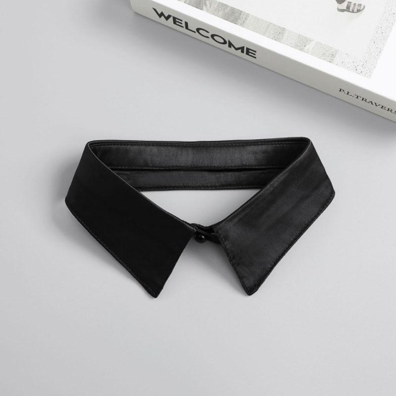 Модный накладной воротник-блузка женский хлопковый съемный воротник-рубашка шифоновый накладной воротник женский отложной воротник блузка топ галстук для женщин декор