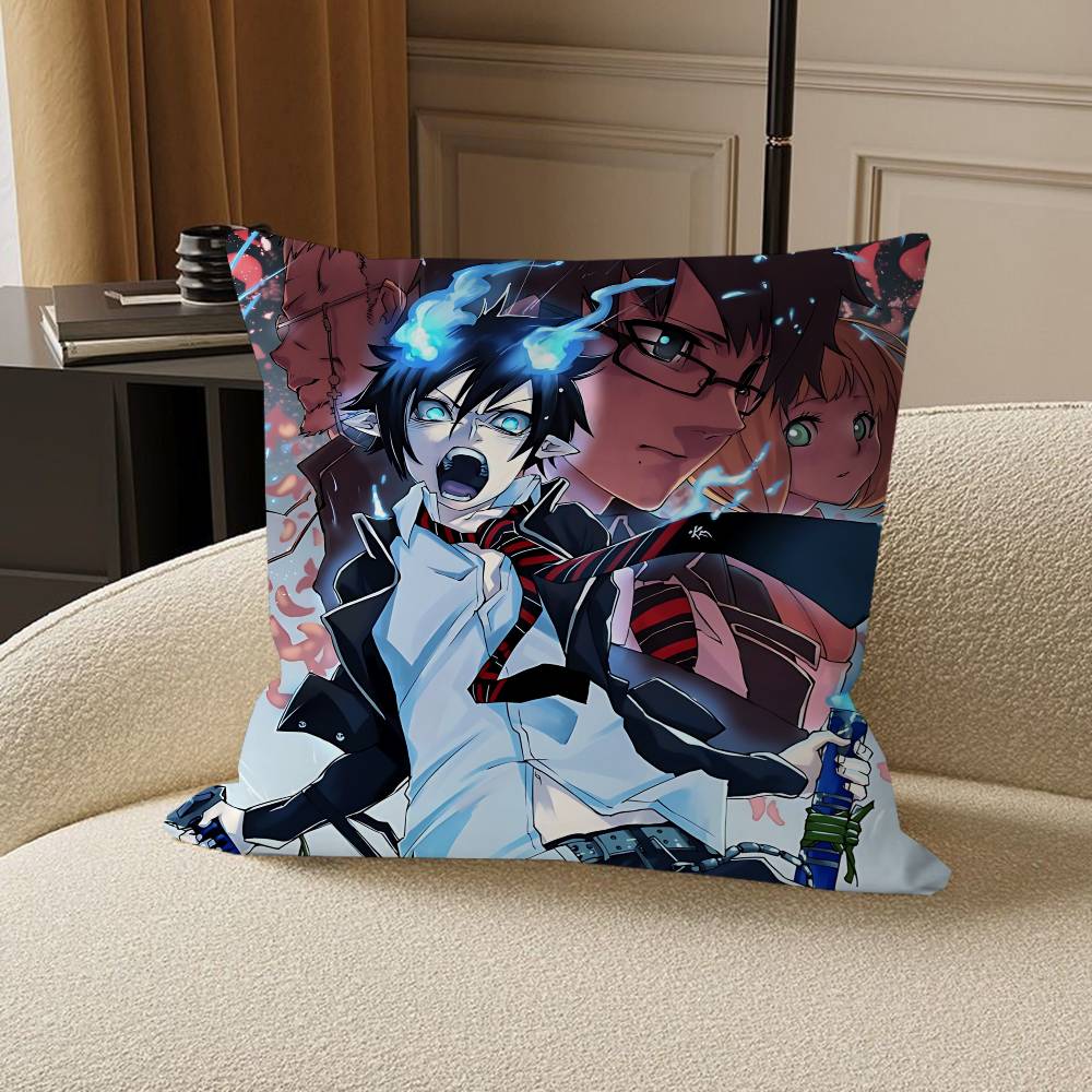 Anime Blue-Exorcist Pillow Anime Pillow Sofa Bed Head Pillow Cover Cushion Cover 45x45 Cm Fashion
