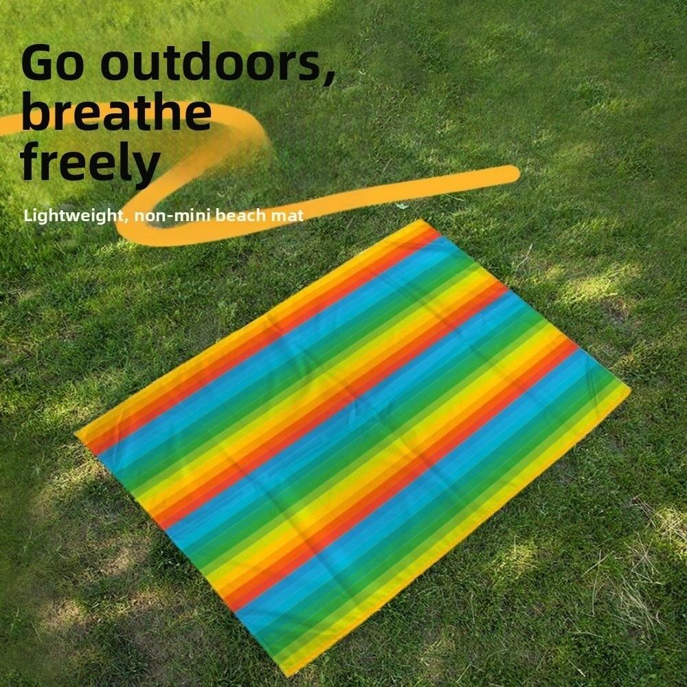 Tragbare Faltbare Picknickdecke mit Sack Wasserdichtes Zelt Neue Strandplane Camping Wandern