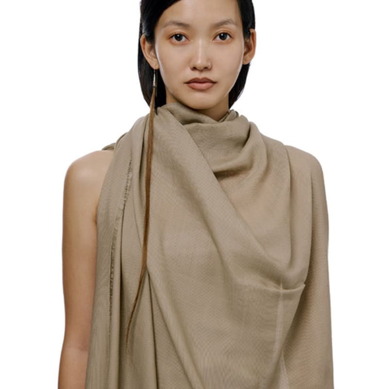 

TOAKNET HAIR EARRING BROWN (SINGLE) SILVER 925