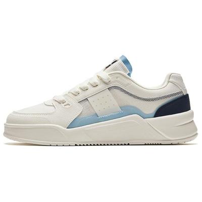 Karamellfarbene Rutschfeste Stoßdämpfende Strapazierfähige Atmungsaktive Low-Top Skate-Schuhe Herren Sneakers Beige Blau 112428013-3
