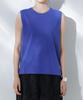 Nano Universe Sweat Colorful Sleeveless Size M Sax Anti-Soaked (R) Stain-Resistant T-Shirt, Women's, (115cm), (Product Code 669-5124307)