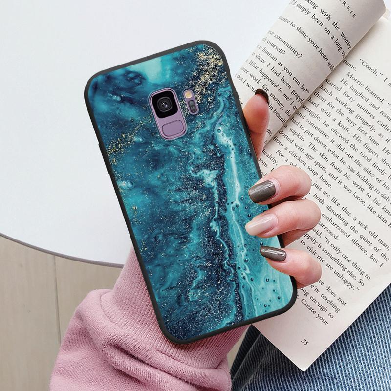 Color Luxury Marble Case For Samsung Galaxy S9 S 9 Plus Fundas Soft Silicone Protection Back Cover For Samsung S9 Shockproof Bag