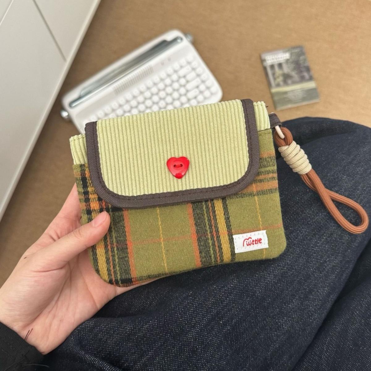 

1 шт. Органайзер для кабелей для передачи данных Сумка для гигиенических прокладок Многоцелевая косметичка контрастного цвета Большая вместимость Чехол для салфеток Чехол для хранения one size зелёный