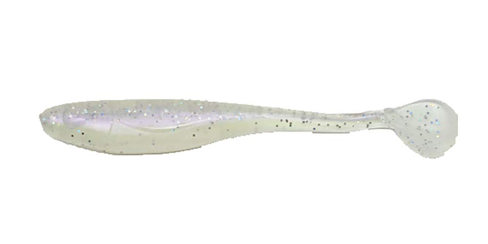 INX LABEL Swirl Tail Shad inch 3.8 #03 Clear/Hologram