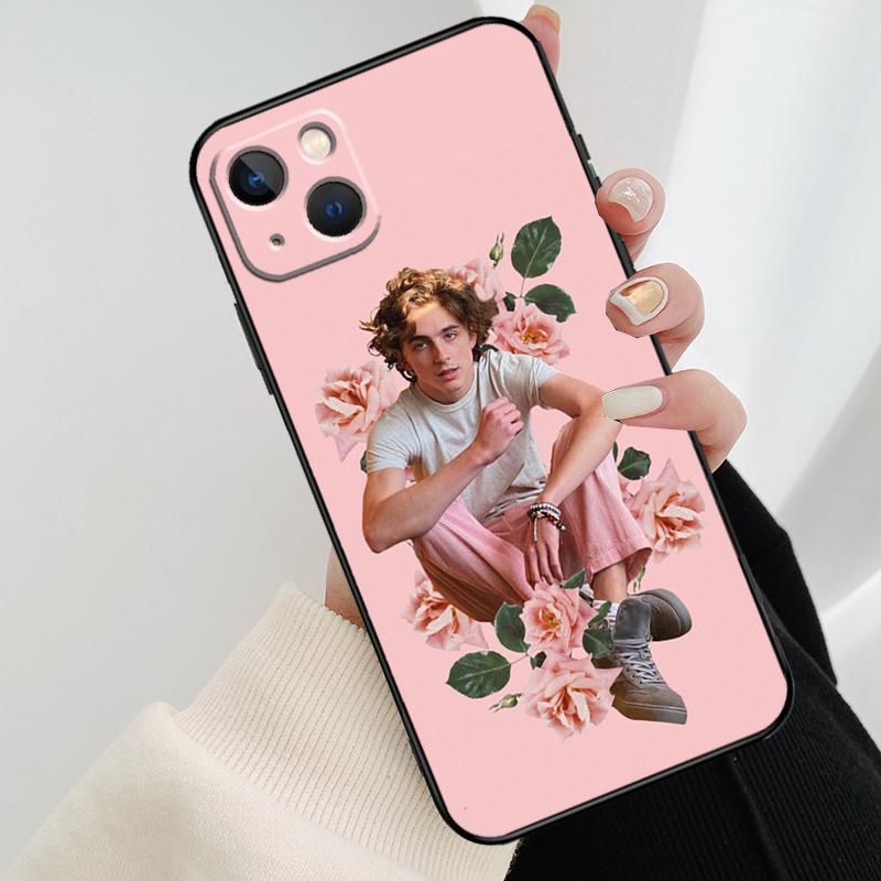 Timothee Chalamet Actor Phone Case For iPhone 17 Pro Max 14 13 12 11 15 16 Pro Max mini 16 15 Plus 16e 17 Air Cover