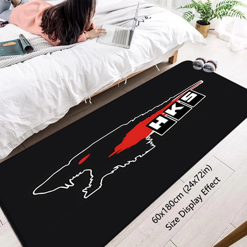 Floor Mat Non-slip Foot Rug for Entryway HKS Power Hallway Carpet Kitchen Water Absorbed Rugs Fluffy Bedside Mats Home Decor