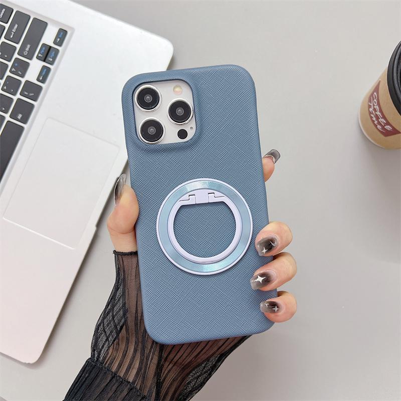 For Magsafe Wireless Charge Magnetic Case for iPhone 15 14 13 12 11 Pro Max Plus Cases Rotating Stand Ring Shockproof Hard Cover