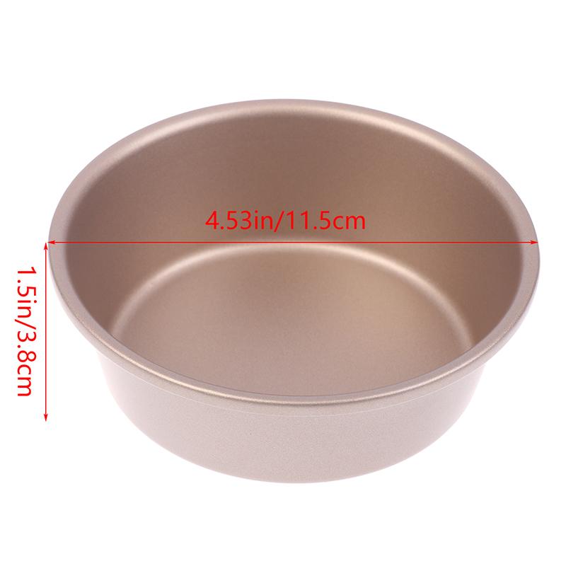 Karbon Çelik Yuvarlak Peynirli Kek Kalıbı Airfryer Ekmek Kalıbı Tart Tutucu Puding Jöle Kendin Yap Fırıncılık Pişirme Kek Kalıbı Tava