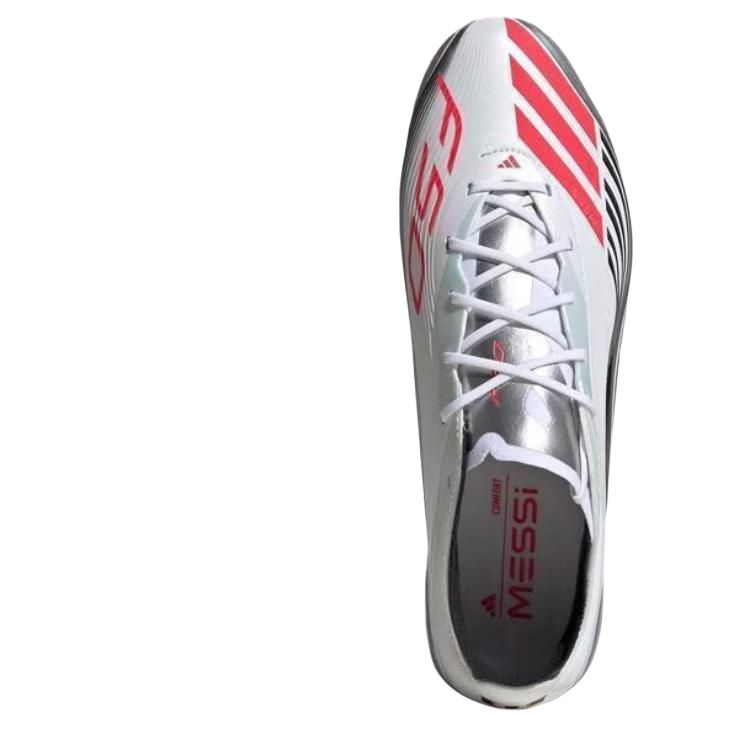 Adidas F50 Abrasion Resistant Breathable Soccer Shoes Unisex White JR4524
