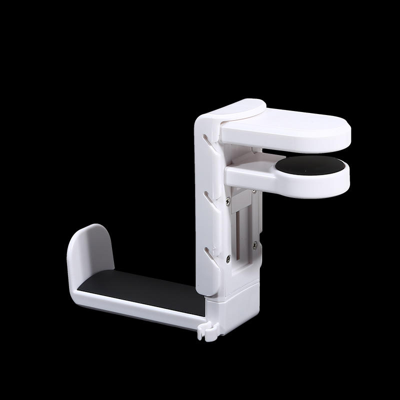 Gaming Headphone Stand Adjustable Desk Edge Hook Rotation Gamepad Headset Hanger Earphone Holder Support