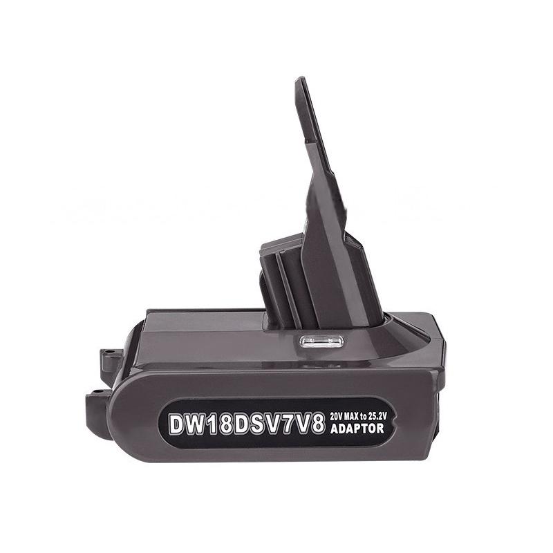 

1 Piece For Makita For Dewalt 18V Lithium Battery Converter To For V7 V8 Series Vacuum Cleaner Tool Adapter