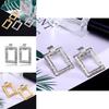 Contemporary Geometric Alloy Earrings For Women Perfect For Work Anniversaries