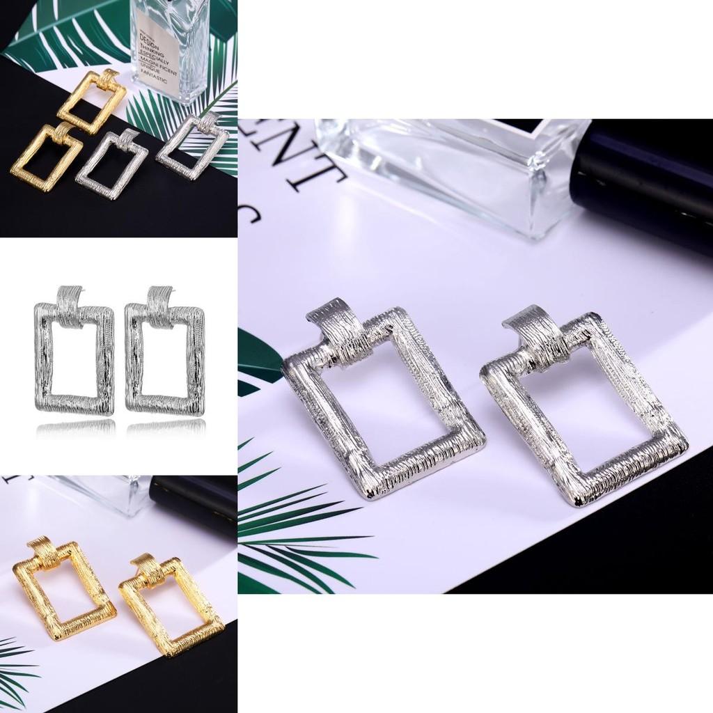 Contemporary Geometric Alloy Earrings For Women Perfect For Work Anniversaries