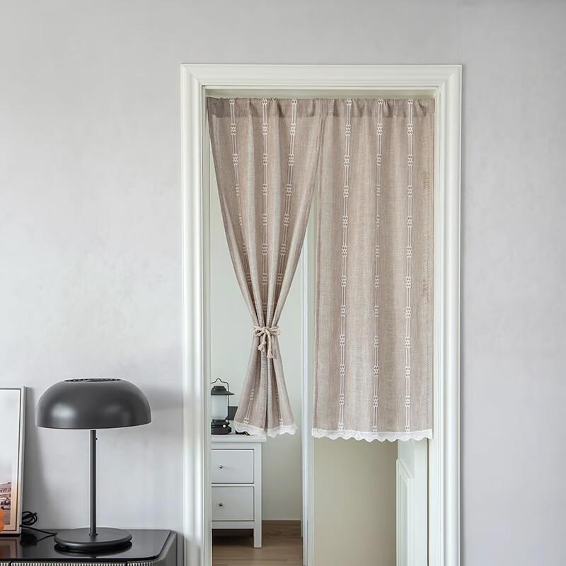 Japanese Style Cotton Linen Door Curtain