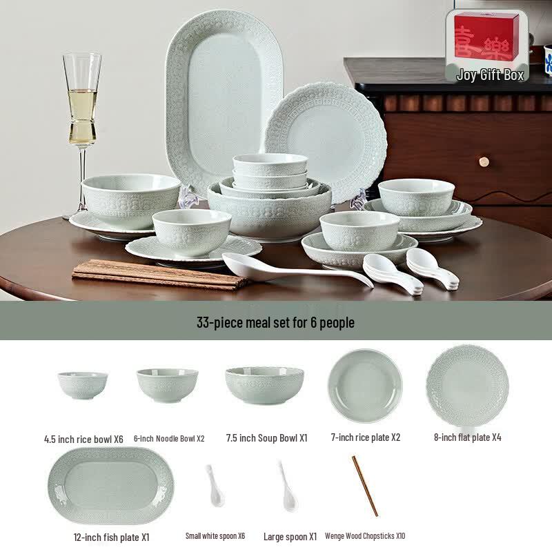 Yiceng Celadon Dinnerware Set