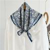 Luxury Mulberry Silk Scarf for Women 65cm Square Silk Scarf  Decoration Wrap Stole Neckerchief
