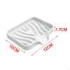 Portable Soap Drain Rack Plate Tray Storage Case No Slip Decorative Box Silicone