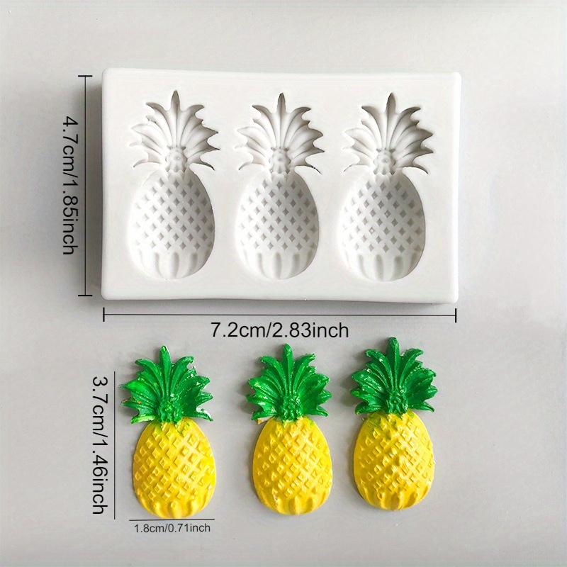2pcs Pineapple & Strawberry Silicone Molds for Candles, Aromatherapy, Clay & Resin Crafts