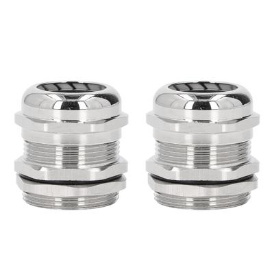 2PCS Durable M32 Cable Gland Waterproof Adjustable Design Waterproof Cable Gland with Gaskets Wire Connector Cable Box Enclosure