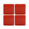 Car Sticker Safety Warning Tape Reflector Decal 5x5cm Red