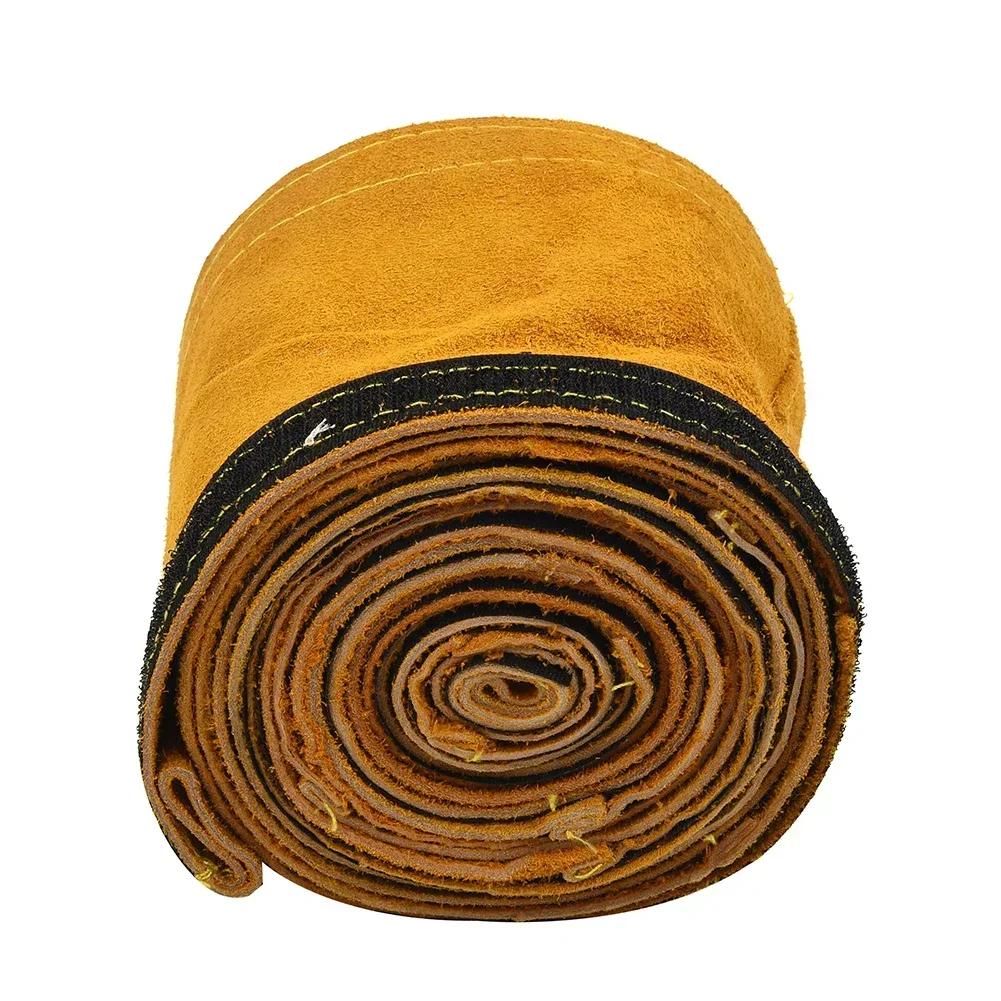 1pcs 3.5m/10m TIG Welding Torch Cable Cover Leather Adjustable Tightness Stitched Mig/plasma Cable Sleeves Tig Cover For Hose