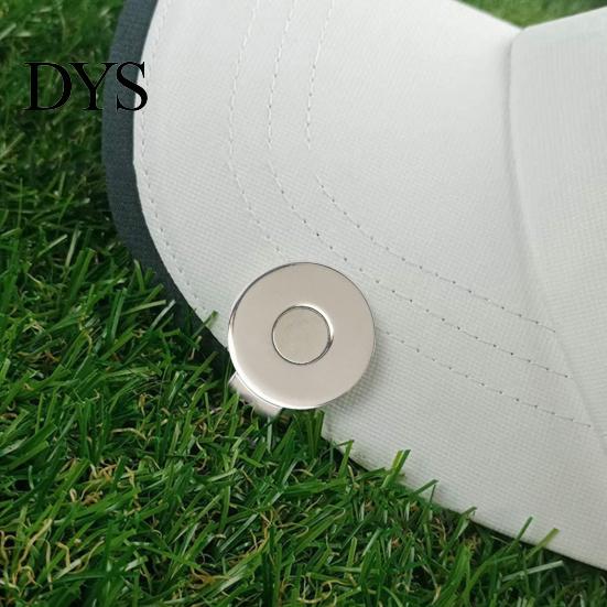 Golf Mark Hat Clip Anti-rust Tool Zinc Alloy Cap Magnetic Ball Marker for Sport Training Aids