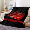 One Punch Man Anime Character Print Flannel Blanket Cozy Warm Throw Sofa Bedroom Present Indoor Home Seasonal Lounge Decor