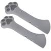 2pcs Multifunction Pet Cat   Can Opener Food Spoon Silicone Lightweight Washable for Cat
