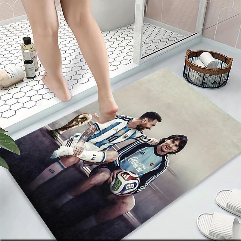 Football Legends Celebration Extra-large living room rug, highly absorbent, does not shed, decorative rug for living room and bedroom. 07319