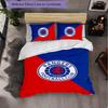 Biancheria da letto a tema Rangers FC Set 3 Pezzi Copripiumino Biancheria da letto Decorativa Per Stanza Adolescenti Decorazione Casa