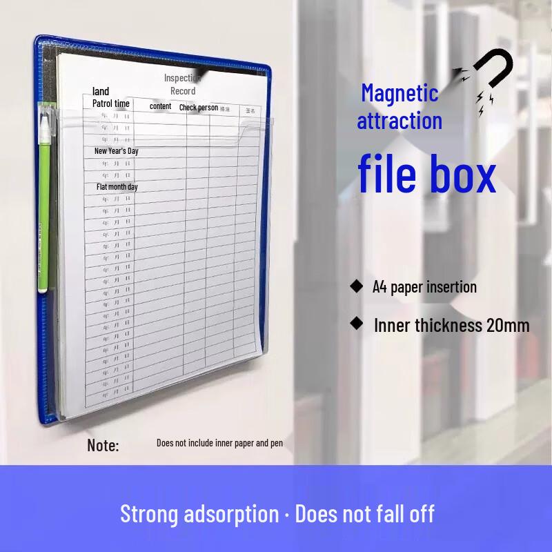 A4 Vertical Magnetic File Folder (2-Pack)
