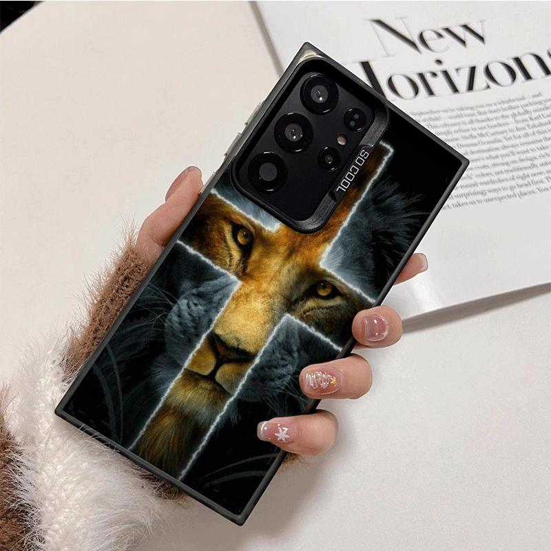 God Jesus Pray Cross Bible Shockproof Phone Case for Samsung Galaxy S26 Edge S25 Ultra S24 FE S23 Plus S21 Cover Anti Fall Funda