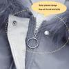 Women's Mid-Length Faux Fur Hooded Down Jacket