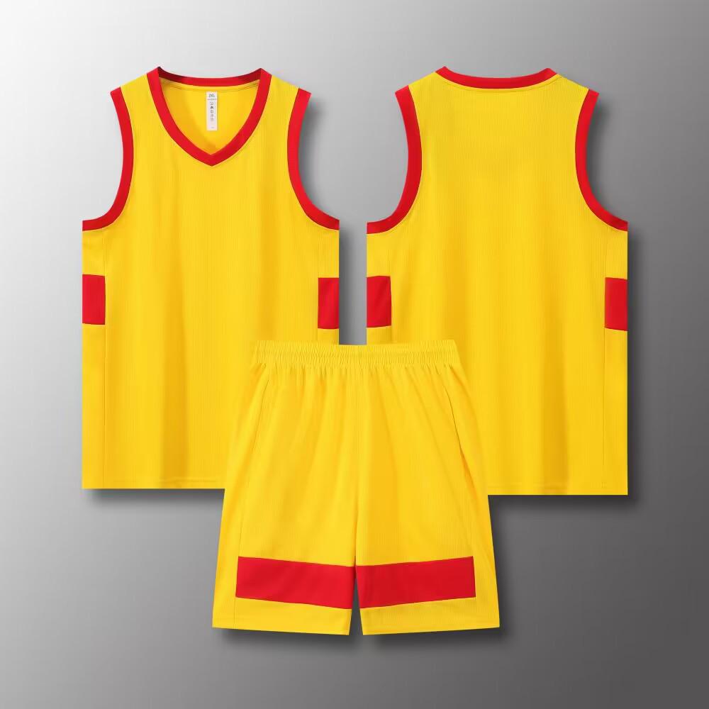 

Комплект мужской и юношеской дышащей баскетбольной майки и шорт Speedy Team Match XXL жёлтый
