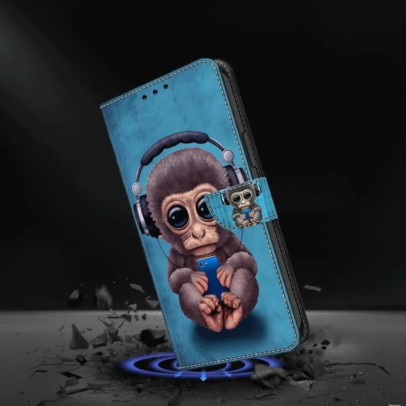 Étui Edge 60 Fusion pour Motorola Edge 60 Edge60 Fusion Funda Portefeuille Peint Étui à Rabat Support pour Moto Edge 60 Étui de Téléphone Couverture Livre