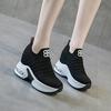 Air Cushion Shoes Women's Shoes New Fashion Breathable Mesh Casual Shoes Inner Height Increase Women's Shoes Small Size