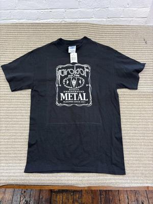 Probot Label Shirt Mens Medium Black Underground Metal Band Rumored Since 2001