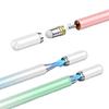 2-in-1 Rechargeable Stylus Pen for iPad iPhone Magnetic Cap Cap Compatible Touch Screen Accessories for Writing Metal Plastic